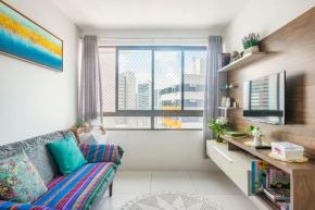 Apartamento agradável de dois quartos, perto do Aeroporto e Praia de Boa Viagem.